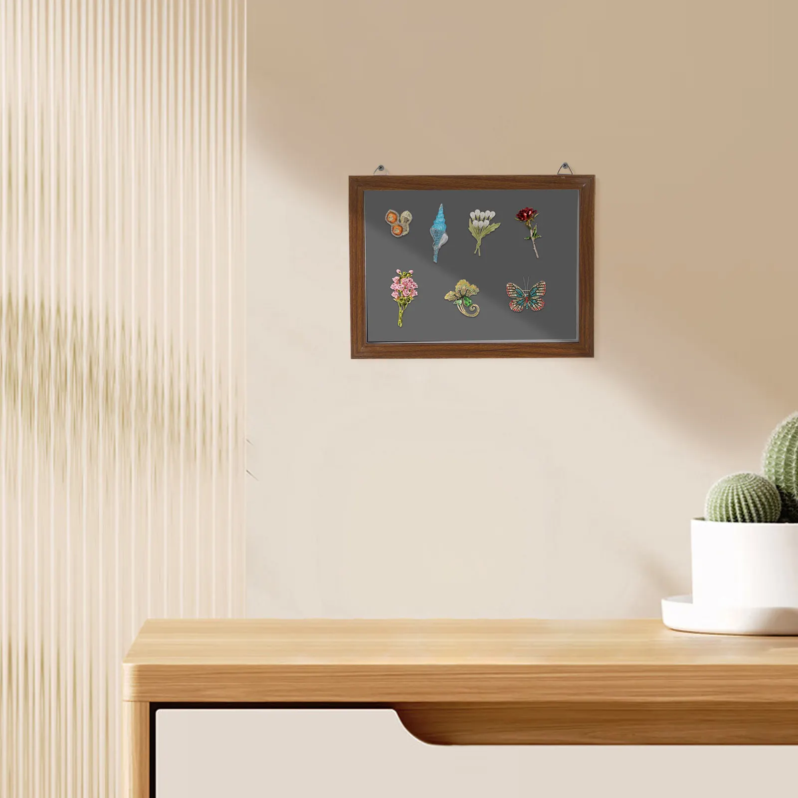 

Витрина-органайзер для значков и медалей с прозрачной крышкой, большой емкости, для хранения брошей