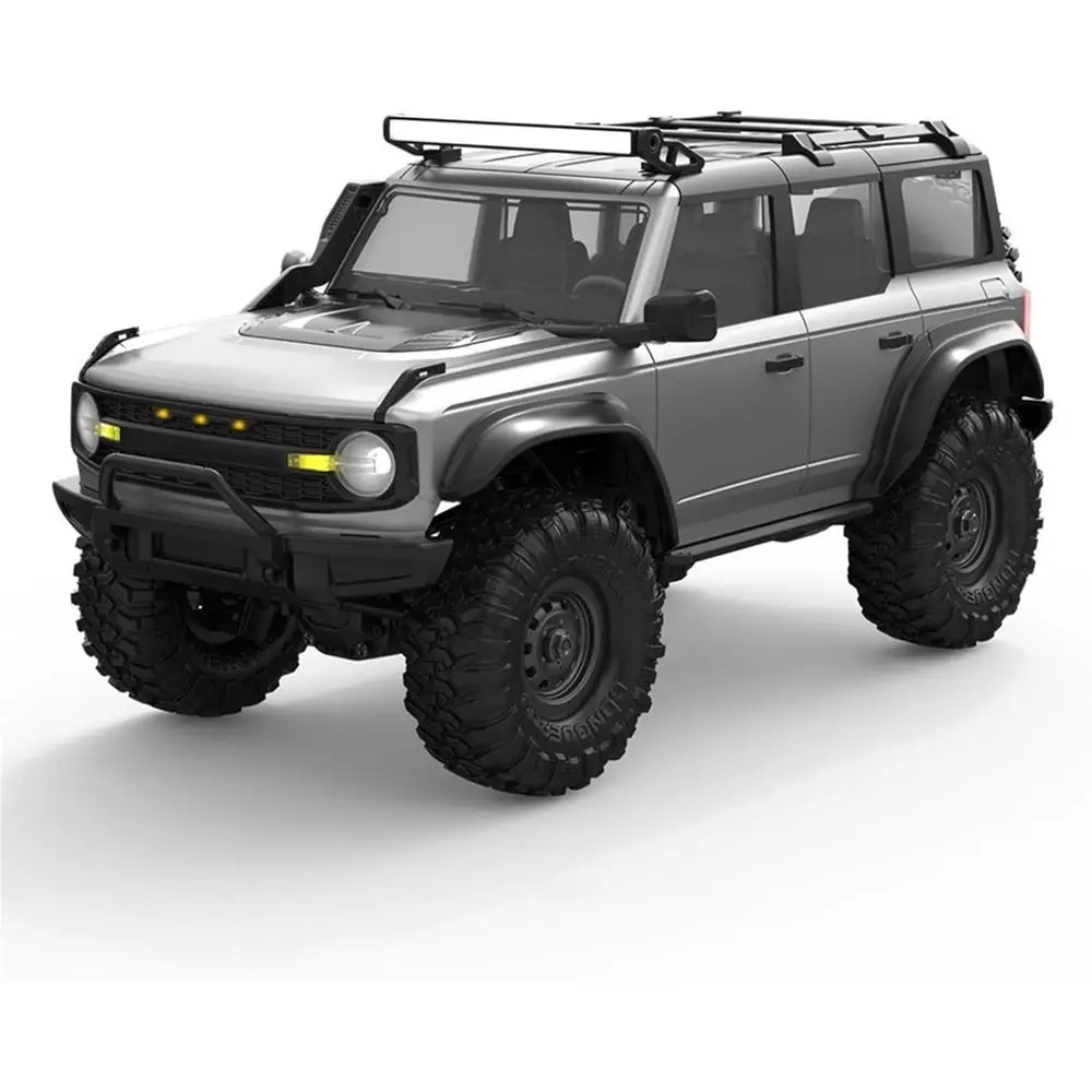 زاحف RC معدني بمقياس 1/16 للبالغين مع محرك 280، مؤازرة 9 كجم، 2.4 جيجا هرتز، مصابيح LED، قدرة جميع التضاريس، وقت تشغيل 30 دقيقة (Br)