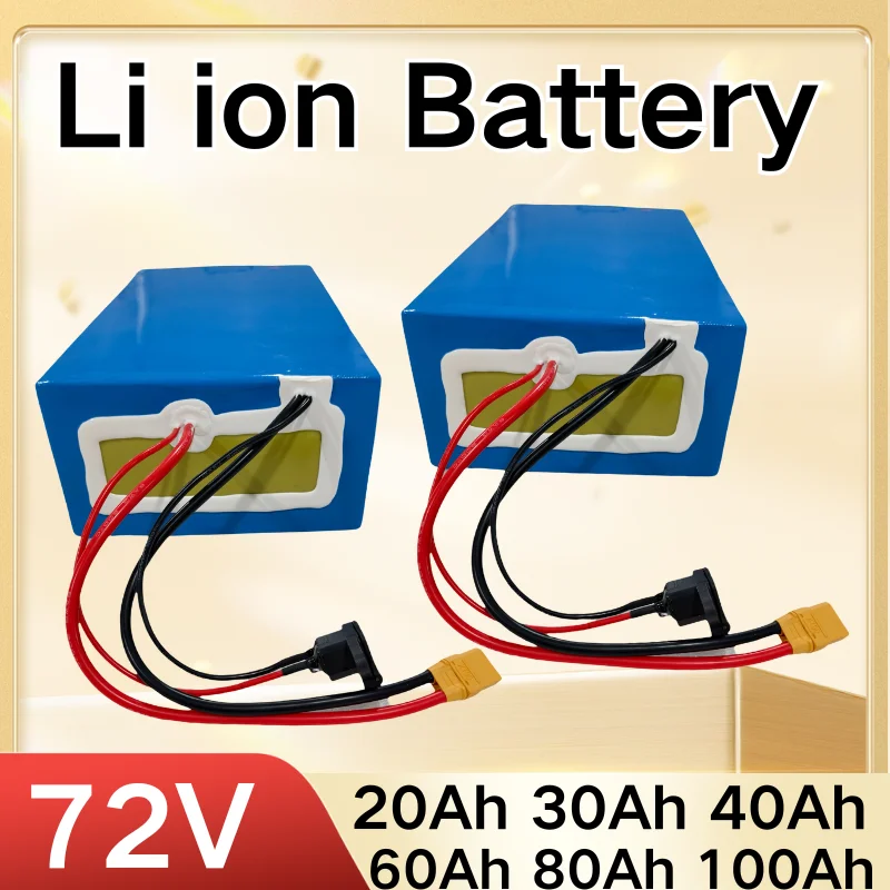 

72V20AH- 100AH High Capacity Lithium Battery Motorcycle - Compatible with 3000W 5000W 8000W Vehicles