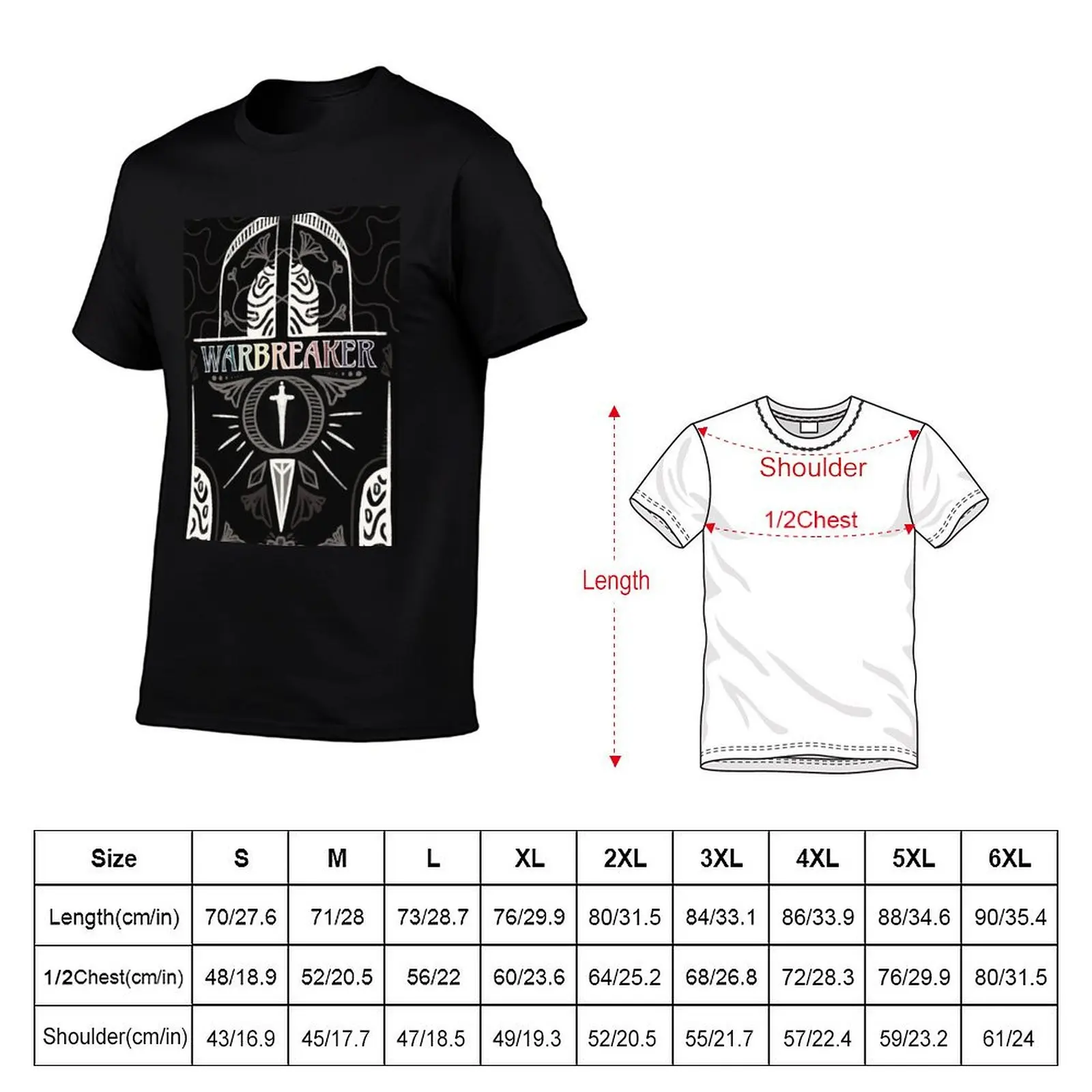 Warbreaker (Book) Inspired T-Shirt street wear oversized t shirt fruit of the loom mens t shirts