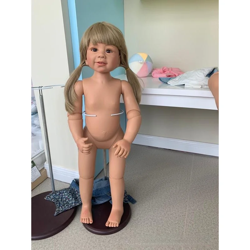 87cm Simulation Doll Big Children's Model Full Rubber Joint Doll 2-year-old Children's Model