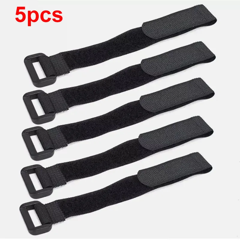 5pcs/lot Bicycle Handlebar Strap Holder Cycling Flashlight Tie Rope Bandages Nylon Sticky Tie Fixed Items Bike Strap Universal