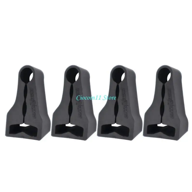 Y1UB Pack of 4 Noise Reduction Rubber Pad Car Door Lock Dampening Pad set for Car Door Locks Reduce Noise & Improve Comfort