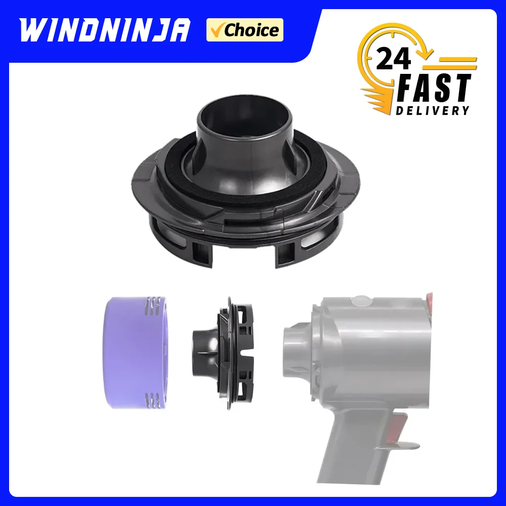 Atualizar filtro traseiro do motor capa traseira para dyson v7 v8 aspirador de pó alta proteção limpeza doméstica acessório substituição
