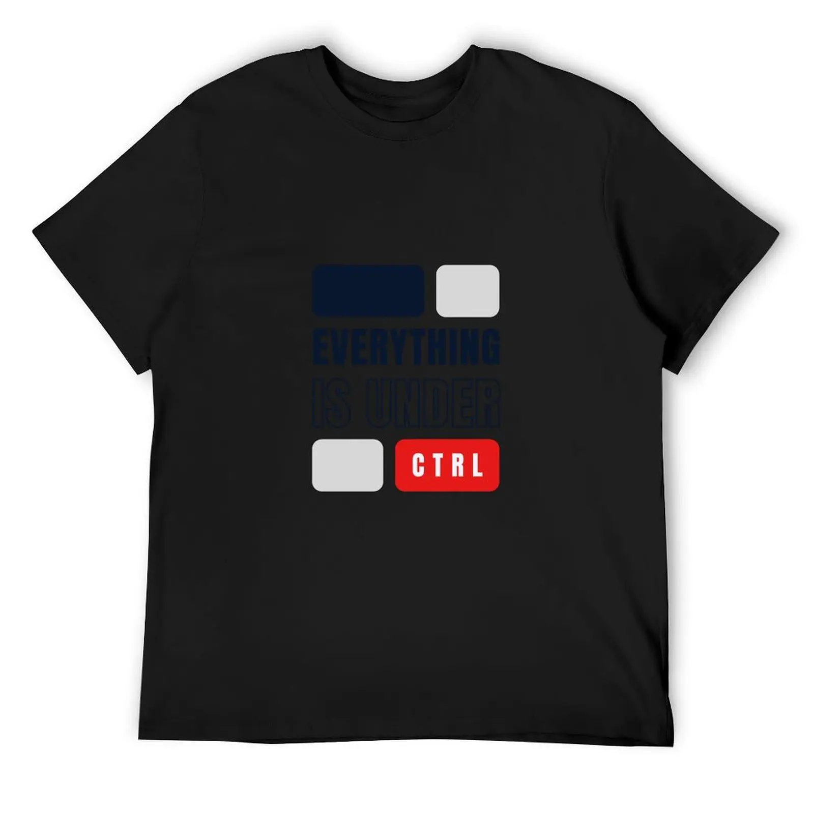 

everything is under ctrl T-Shirt vintage graphic tee tops tshirts personalised men tshirt