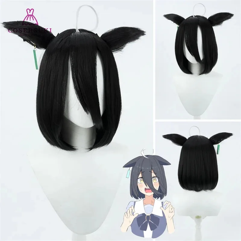 CyUma musume Pretty Derby Nice Nature Manhattan Cafe Winning Ticket Tamamo Cross Cosplay Headwear untuk Halloween