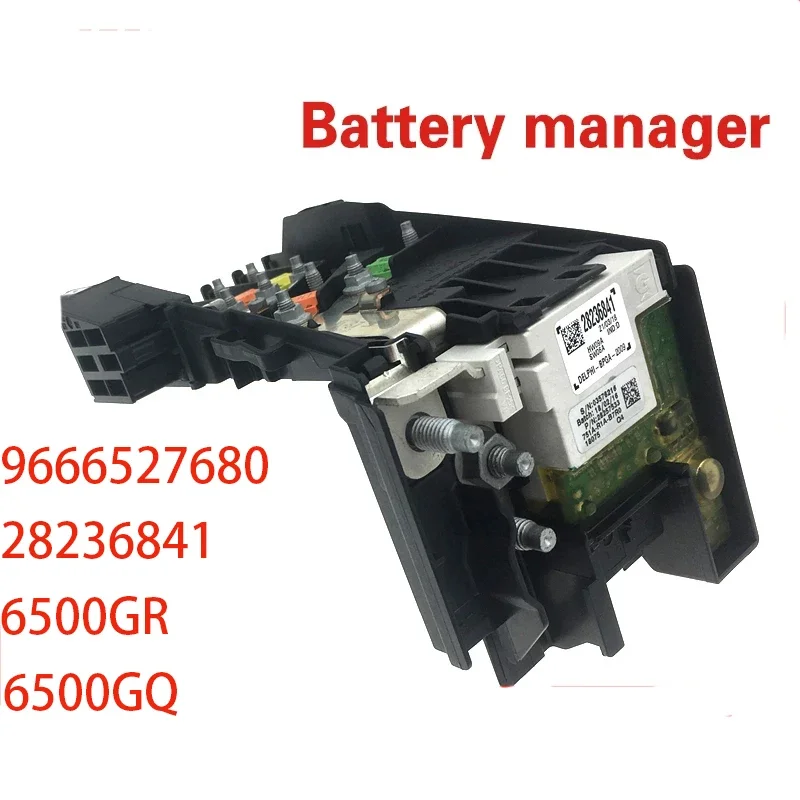 OEM 6500GR/9666527680 6500GQ 28236841 Battery Manager Fuse Box For Citroen C4 Grand Picasso Peugeot 3008 RCZ 508 5008 308