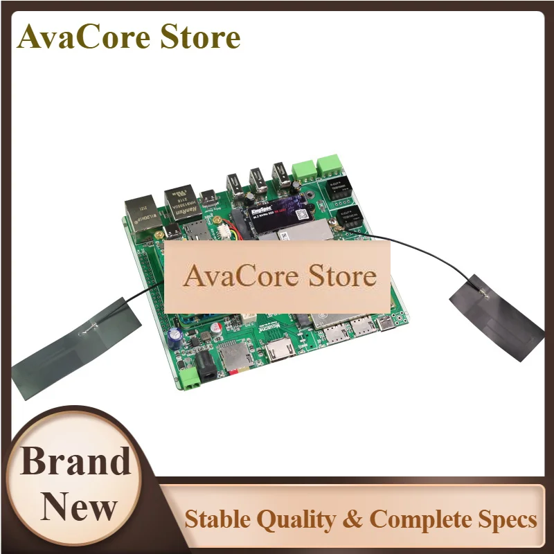 AvaCoreRaspberry Pi CM4_TBOX Expansion Board 5G 4G LTE NVME SSD PCIE M.2 RS485 CAN Industrial Level Case OpenMPTCP OPENWRT Ubunt