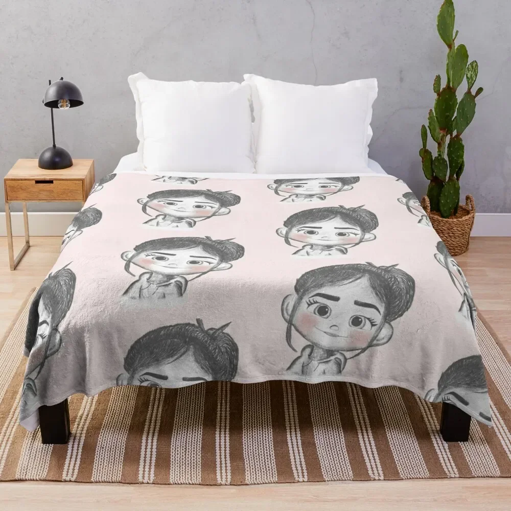 

Vanellope Throw Blanket Hairys christmas gifts Soft Big Blankets For Sofas Blankets