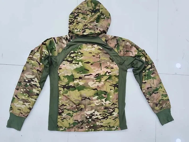 AU UAF Giacche soft-shell Giacca mimetica con guscio rigido Pile militare leggero Addensare Cappotti tattici Cappotto con cappuccio Giacca da esterno