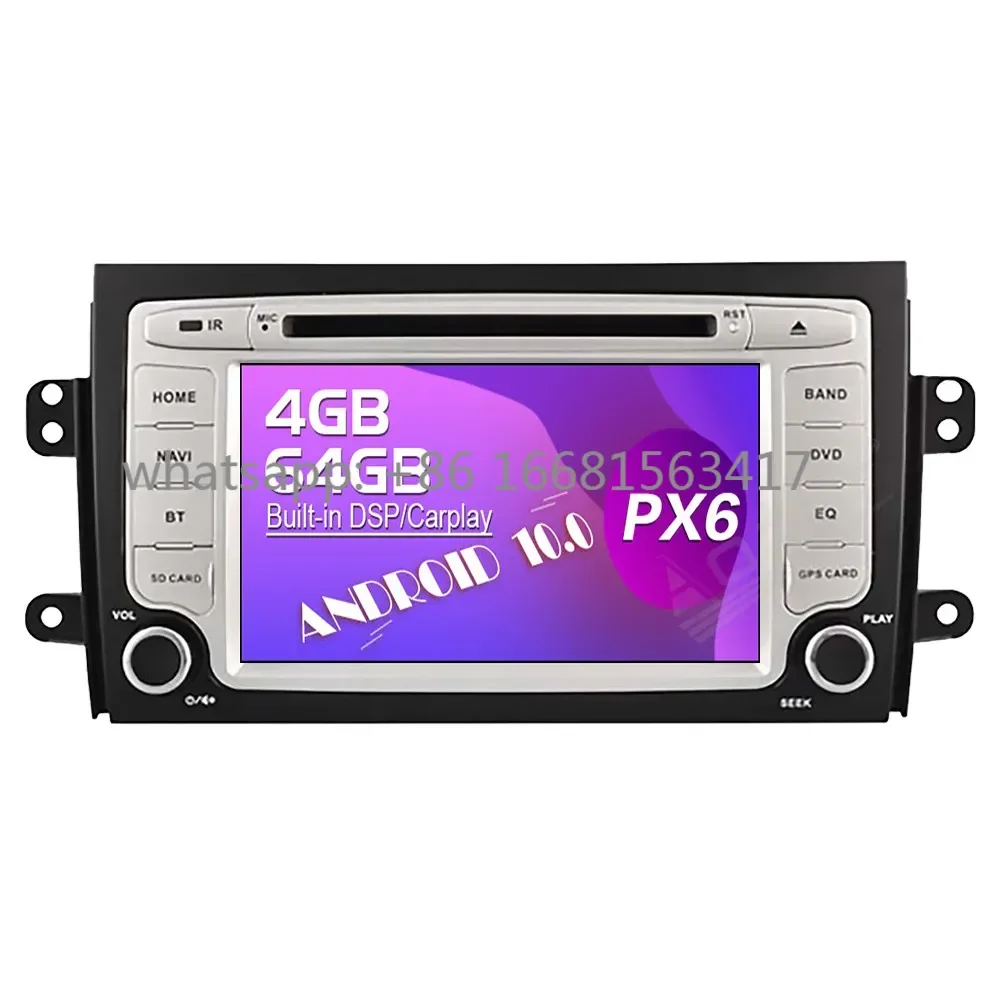 Android Touch Screen Car Video Radio Stereos DVD Player Multimedia System For Suzuki SX4 2006-2010 GPS Navigation