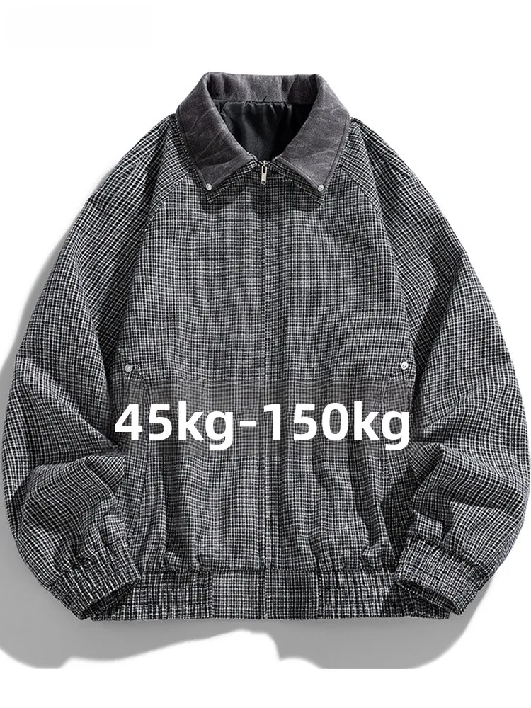 

Casual Loose Fit Men's Jaet Fraance Sle Retro Collar American Faion Outerwear Teenage Spring Autumn Polyester Blend