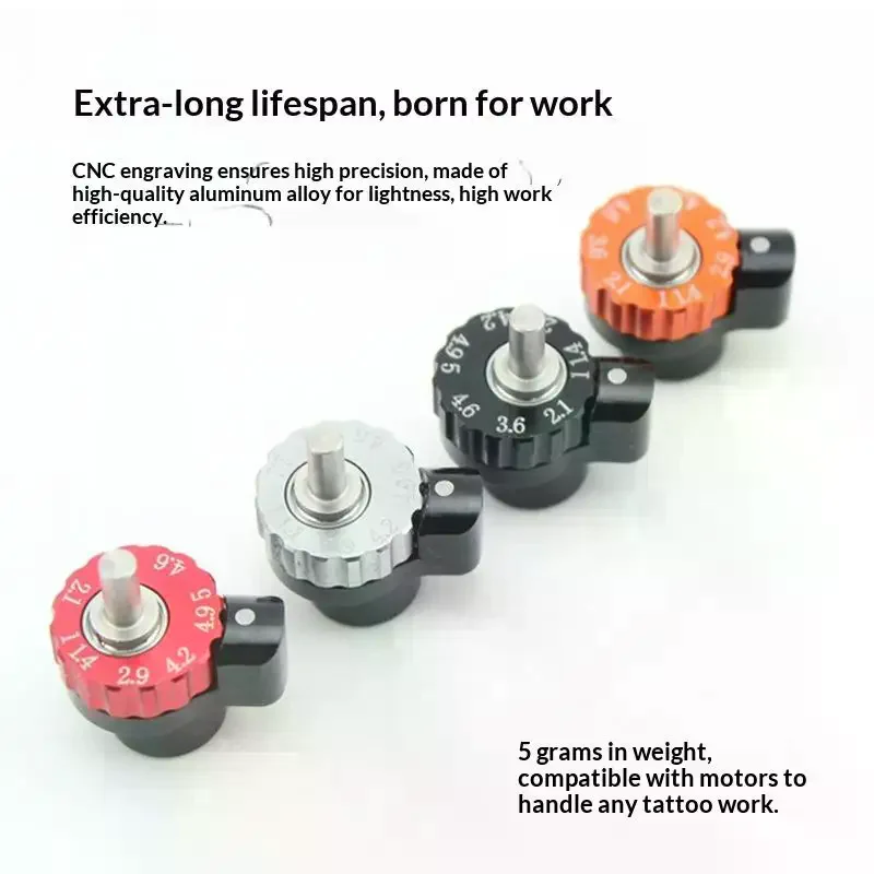 

Tattoo Eccentric Wheel 1-5mm Adjustable Direct Drive Alloy Rotary Tattoo Machine Wheel Motor Eccentric Wheel Tattoo Machine Tool