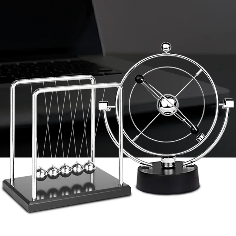 Newton Pendulum Office Cradle Balance Steel Perpetual Motion Collision Balls Teaching Supplie Object Room Desk Decor Ideas Gift