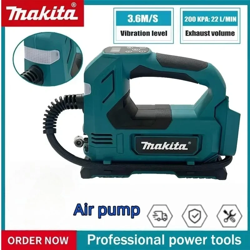 

Makita brushless air Pump for Cars & Motorcycles Cordless Air Inflator: Portable Tyre Pump with Digital DisplayTool