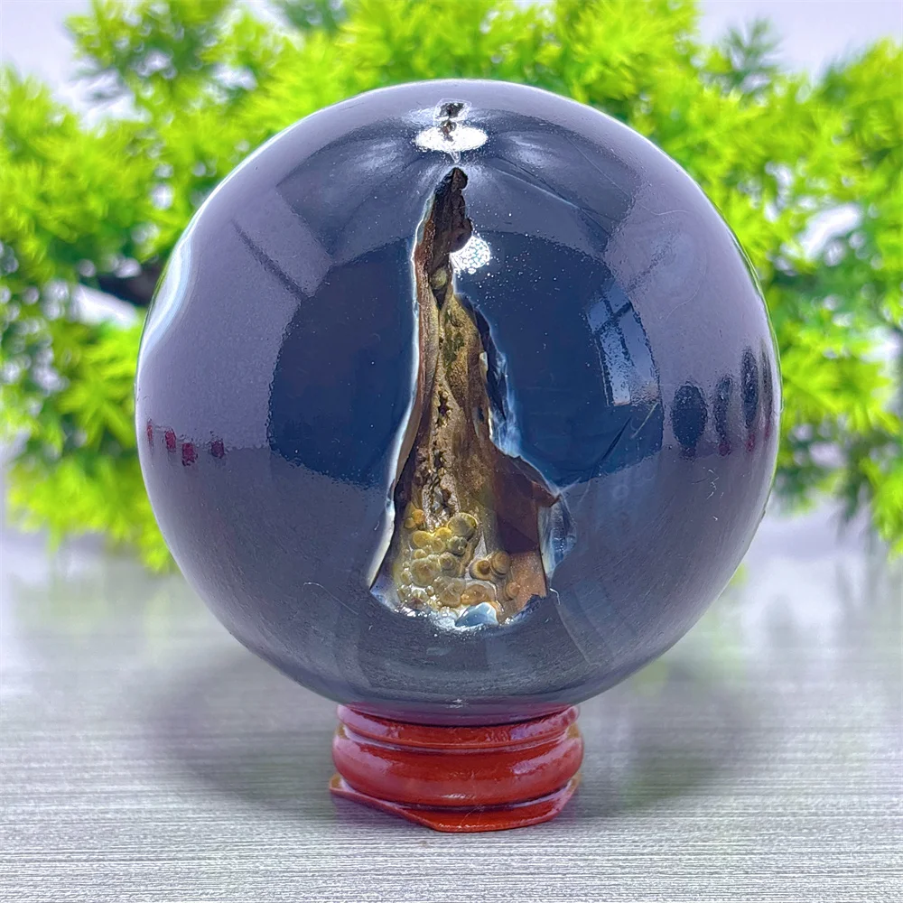 

Сферы из черного агата сардоникс, натуральный кристалл, предметы декора для дома, украшение для комнаты, камень кварц для привлечения удачи, целебная энергия для сада, подарки для любви + подставка