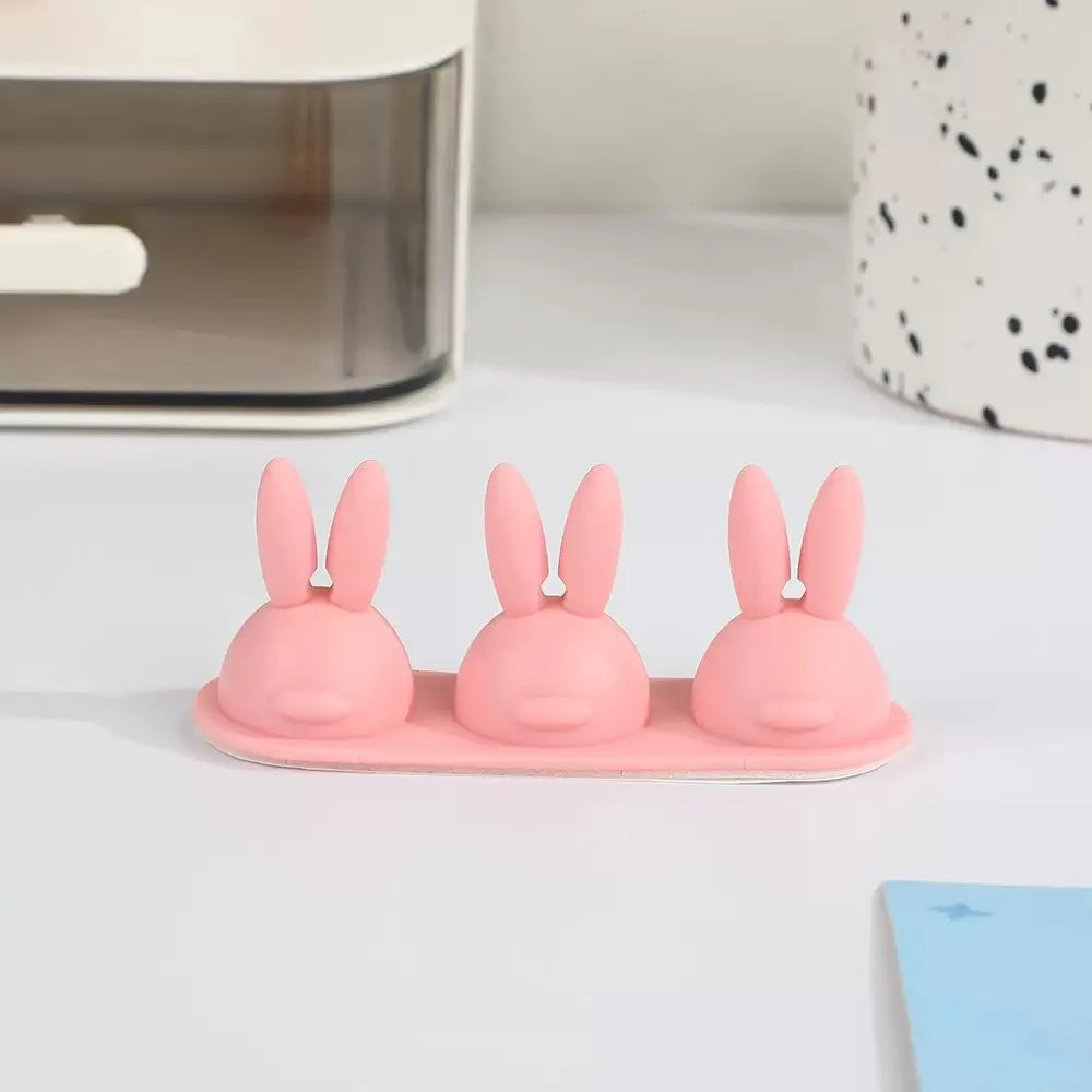 Cute Bunny Desktop Kabel Organizer Ladekabel Halter und Organizer Selbstklebende Handy Kabel Wickler