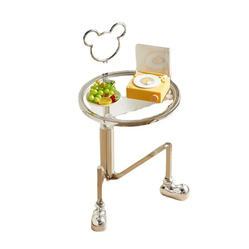 

Internet celebrity Mickey side few sofa small coffee table Nordic living room medieval designer creative corner few modern