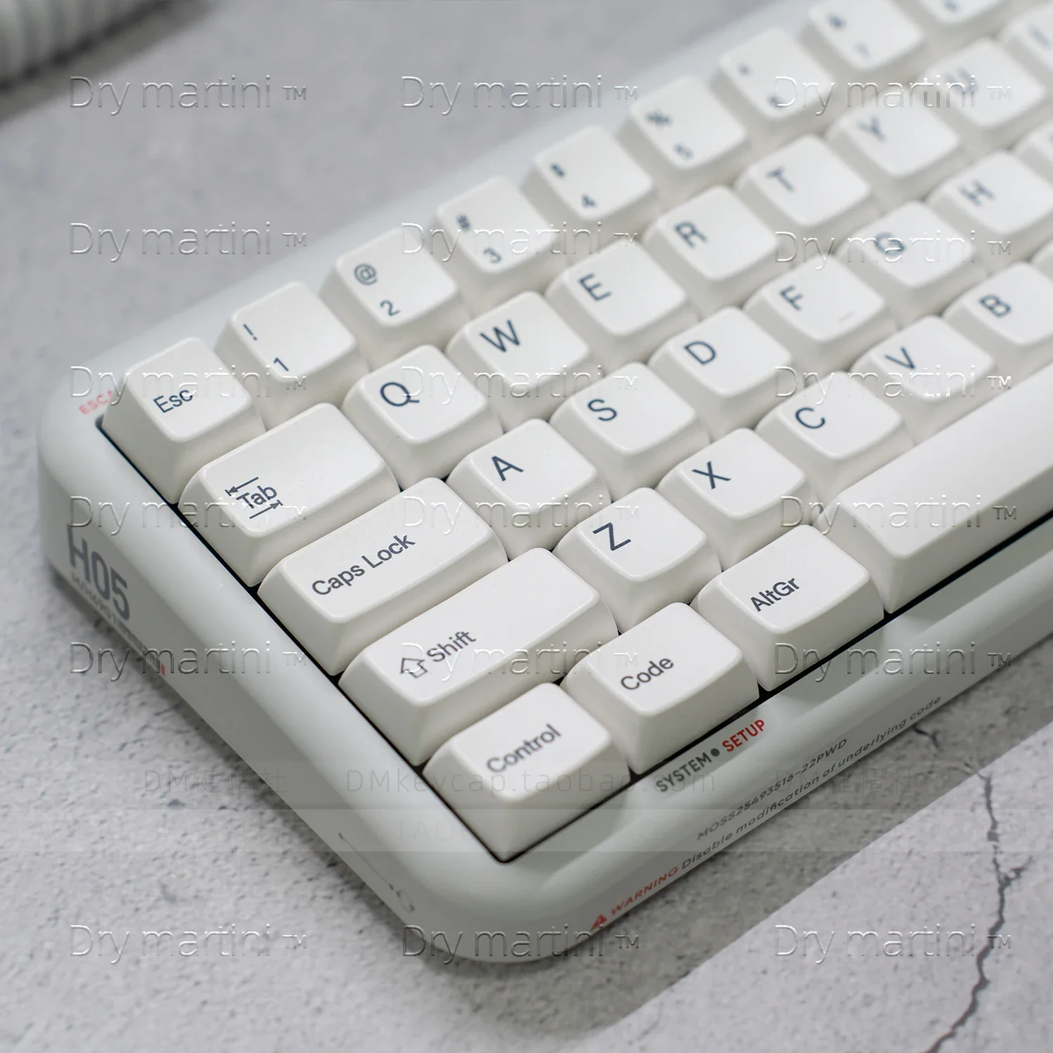 

MDA Keycaps Minimalist White Ball Cap PBT Sublimation Mac Supplement Russian Korean 68 75 87 98 108