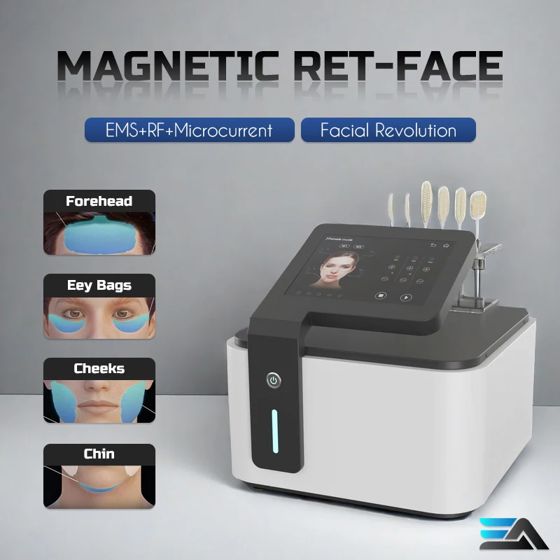 

3 IN 1 Magnetic RET-Face EMS RF Microcurrent Face Lifting Eye Bags Fine Line Wrinkle Removal Beauty Device Male Female Mode