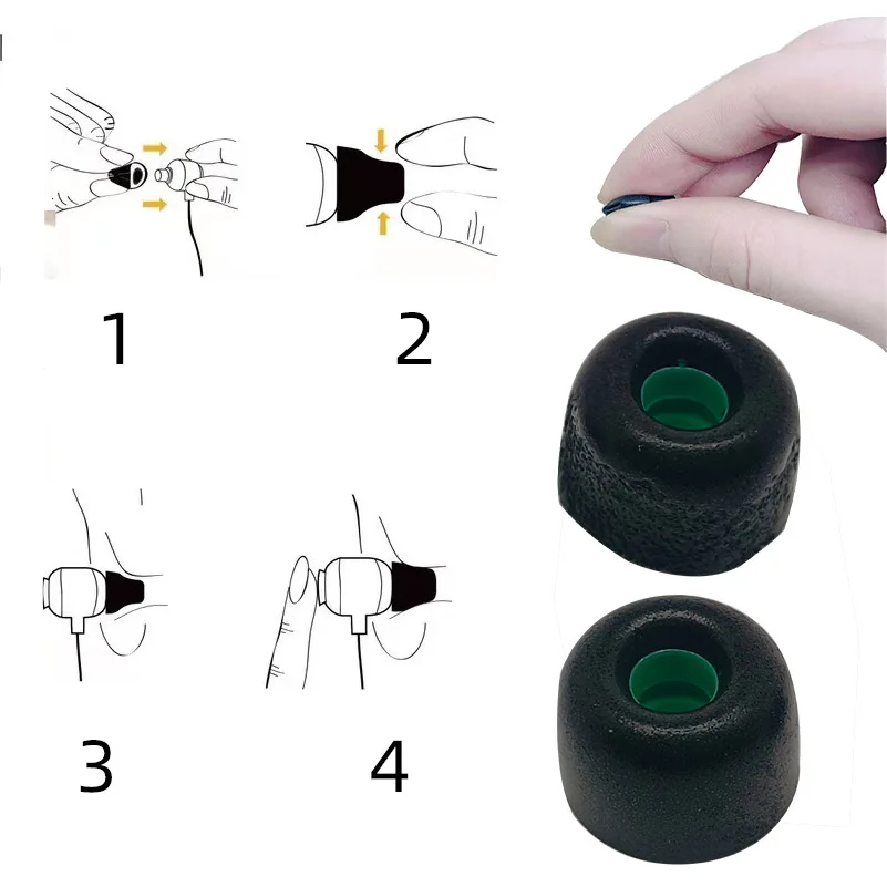 Embouts d'oreille en mousse à mémoire de forme pour Sony, écouteurs de protection en silicone intra-auriculaire souple, Wf-1000xm4 WF-1000XM3, remplacement des oreillettes, 1 paire, 2/3 paires