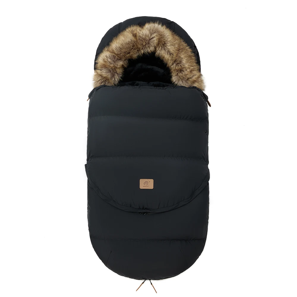 Winter Footmuff Removable Newborn Bassinets Envelope For Discharge Thicker Warm Outing Stroller Baby Sleeping Bag 0-3 Years