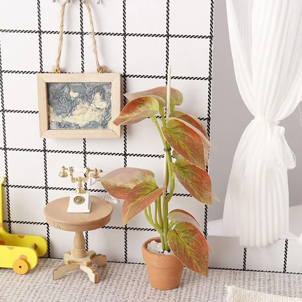 

Creative 1:12 Dollhouse Plant Bonsai Scene Model Micro Landscape House Ornament Fairy Garden Ornament Accessories Photo Props