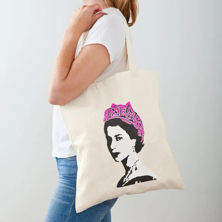 

The Queen and pop art feminism Tote Bag sacs de shopping custom fabric bag Cloth bag tote woman