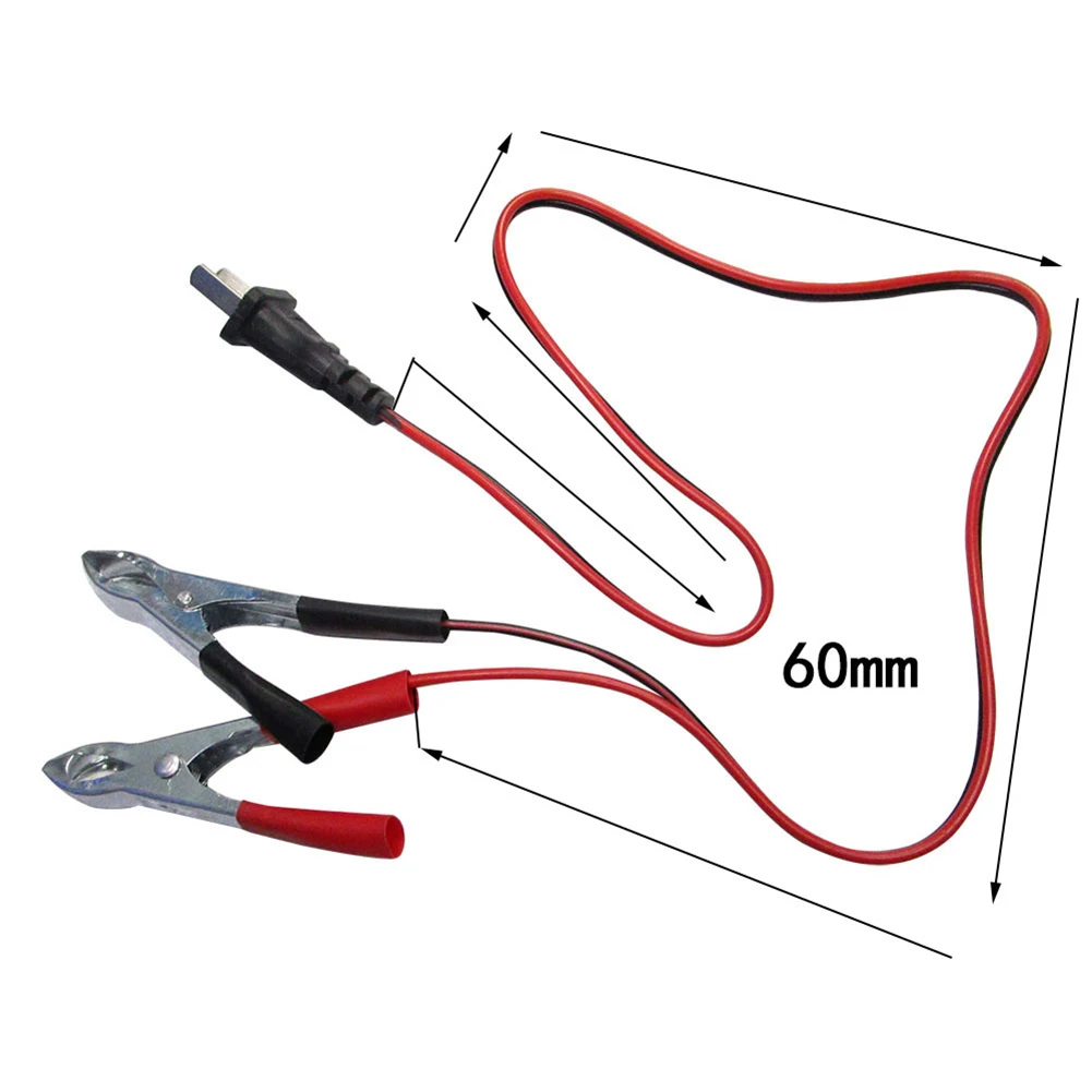 

High Quality Replacement Useful Brand New Generator Charging Cable Part Metal Plastic V Type 60CM Red Accessories