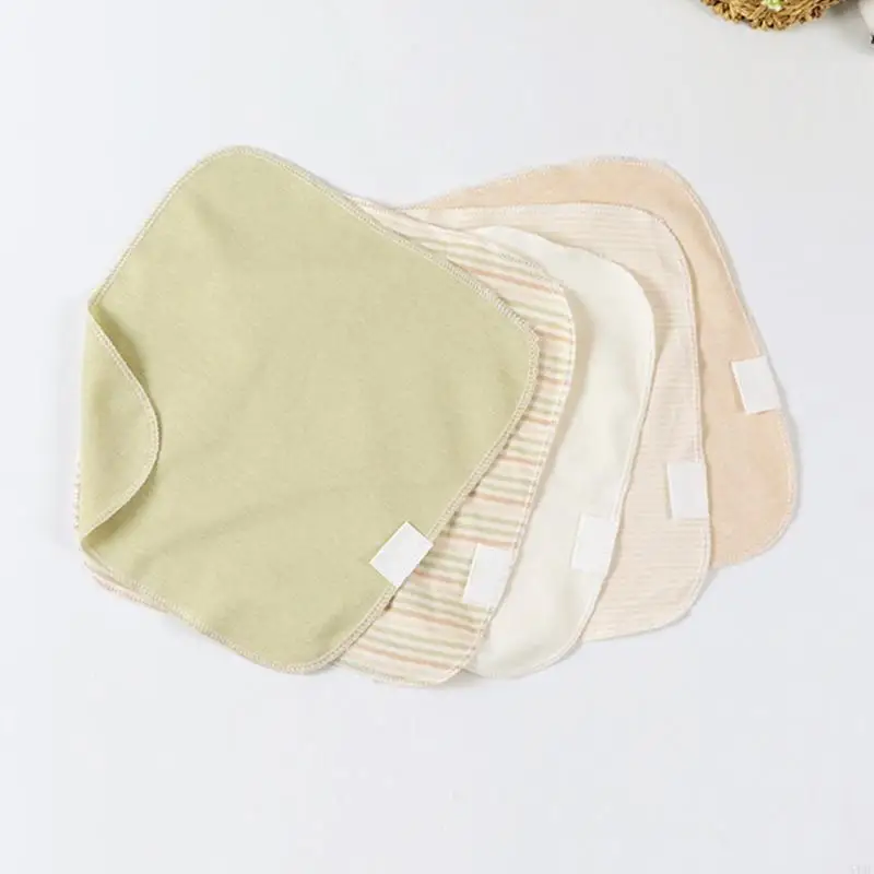 Babero pañuelo infantil 54DF con forma cuadrada, toalla alimentación para bebé, a prueba suciedad