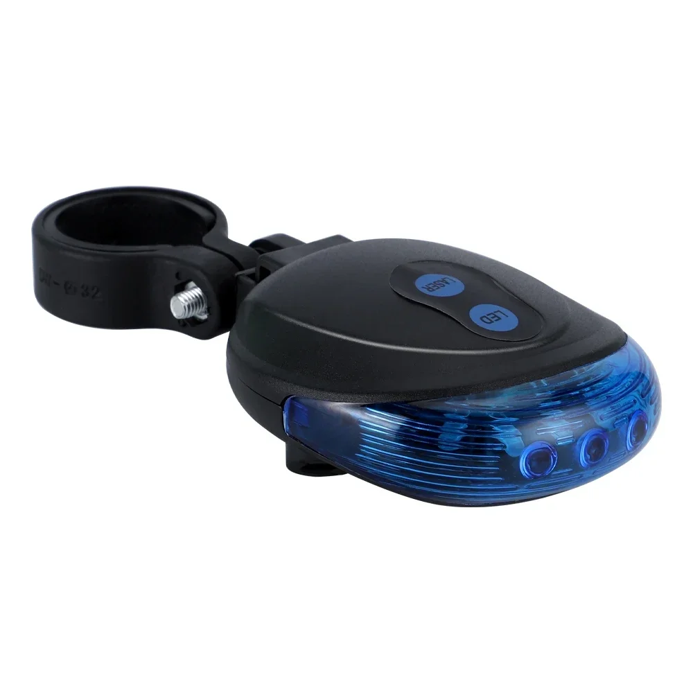 1/3pcs Waterproof Bicycle Cycling Lights Taillights LED Laser Safety Warning Bicycle Lights Bicycle Tail Bicycle Accessories