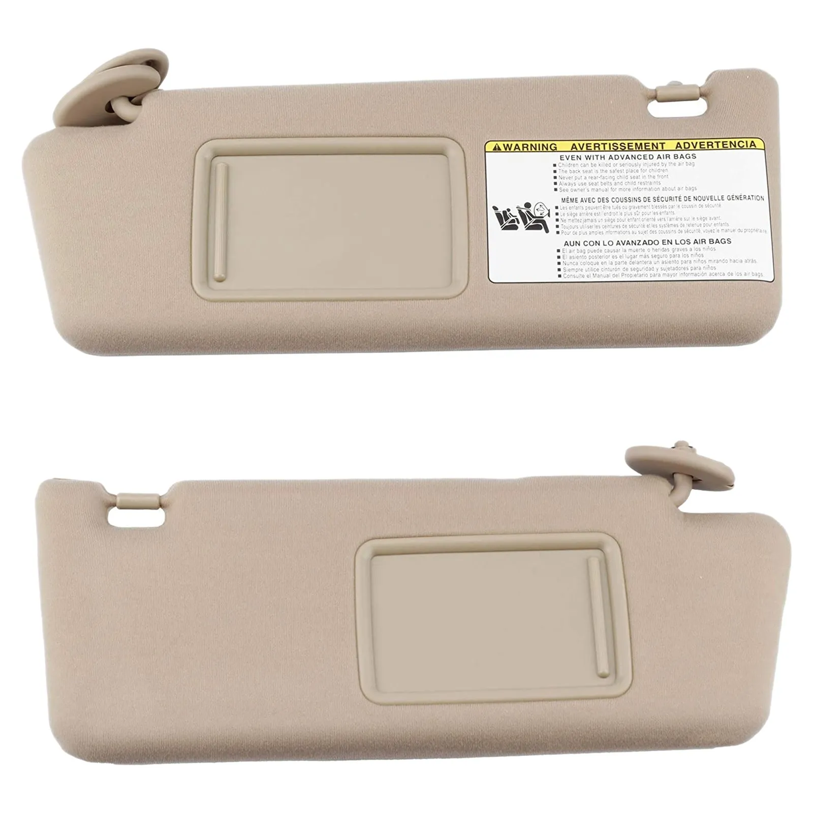 

Car Windshield Sun Visor Shield Shade Board for Toyota Tacoma 2005 - 2012 74320-04181-E1 74320-04180-E0 Beige