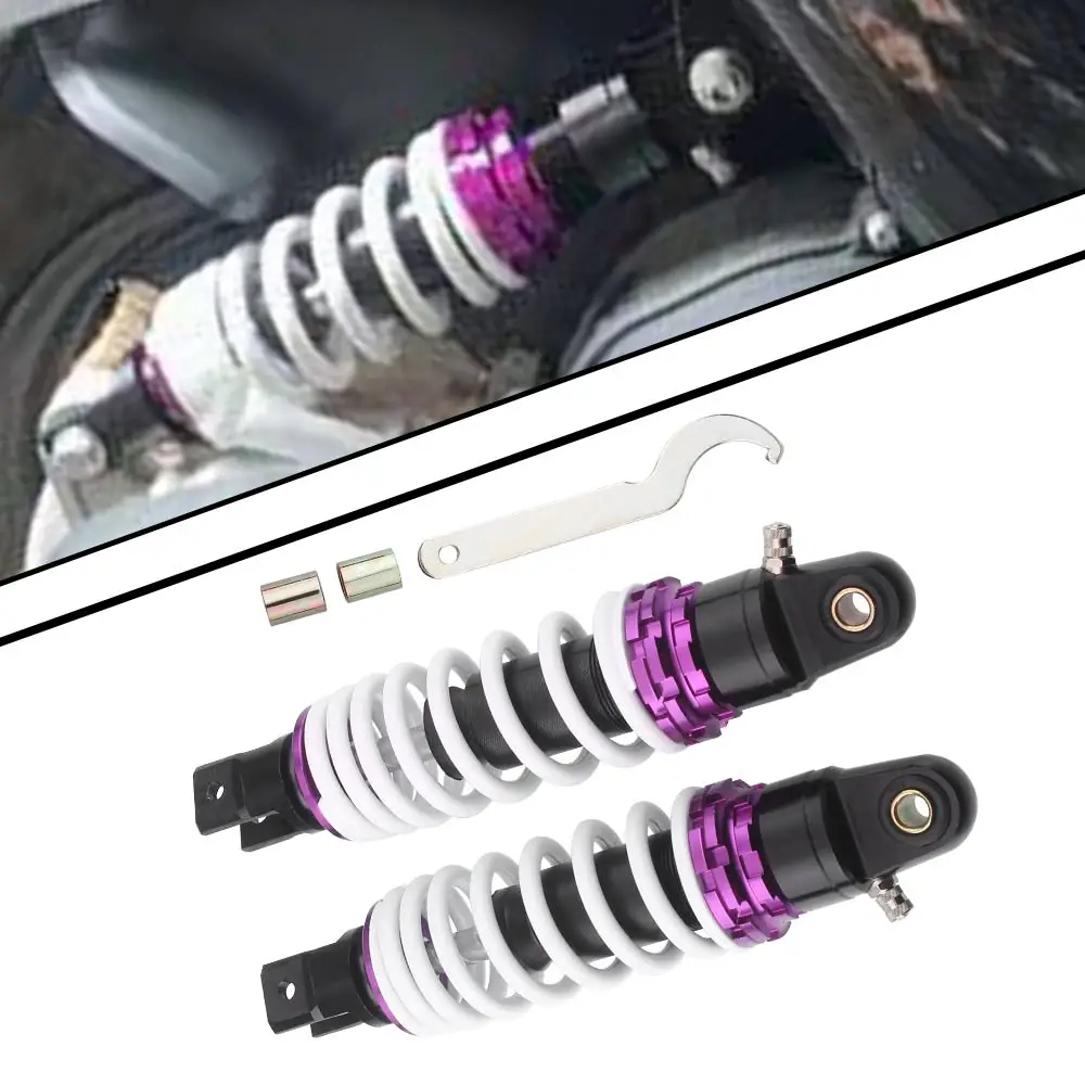 Amortiguador de Aire Universal para Motocicleta de 235 mm, Ajustable, para HONDA DIO TACT, YAMAHA JOG AXIS APRIO, SUZUKI LETS