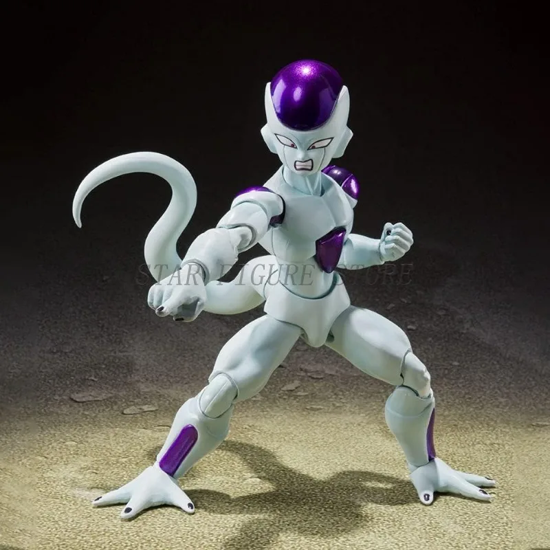 Shf Frieza Fourth Form Action Figure Anime PVC Movable Collection 12cm Anime Dragon Ball Final Form Freezer Figurine Model Toys