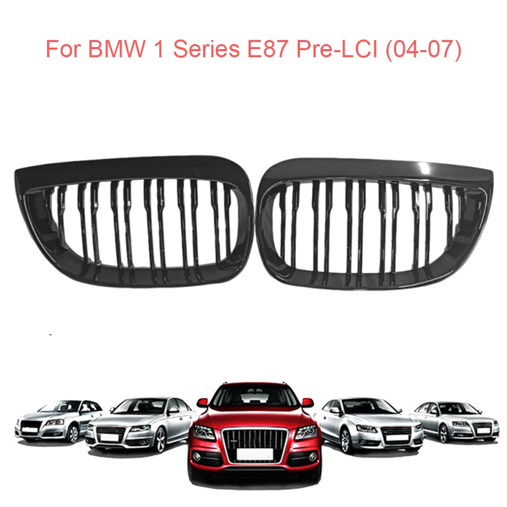 

2 шт. решетки переднего бампера 51137077129, решетка переднего бампера 51137128613 для BMW E81 E87 1-й серии, модель M-Sport, 2004-2007 гг.