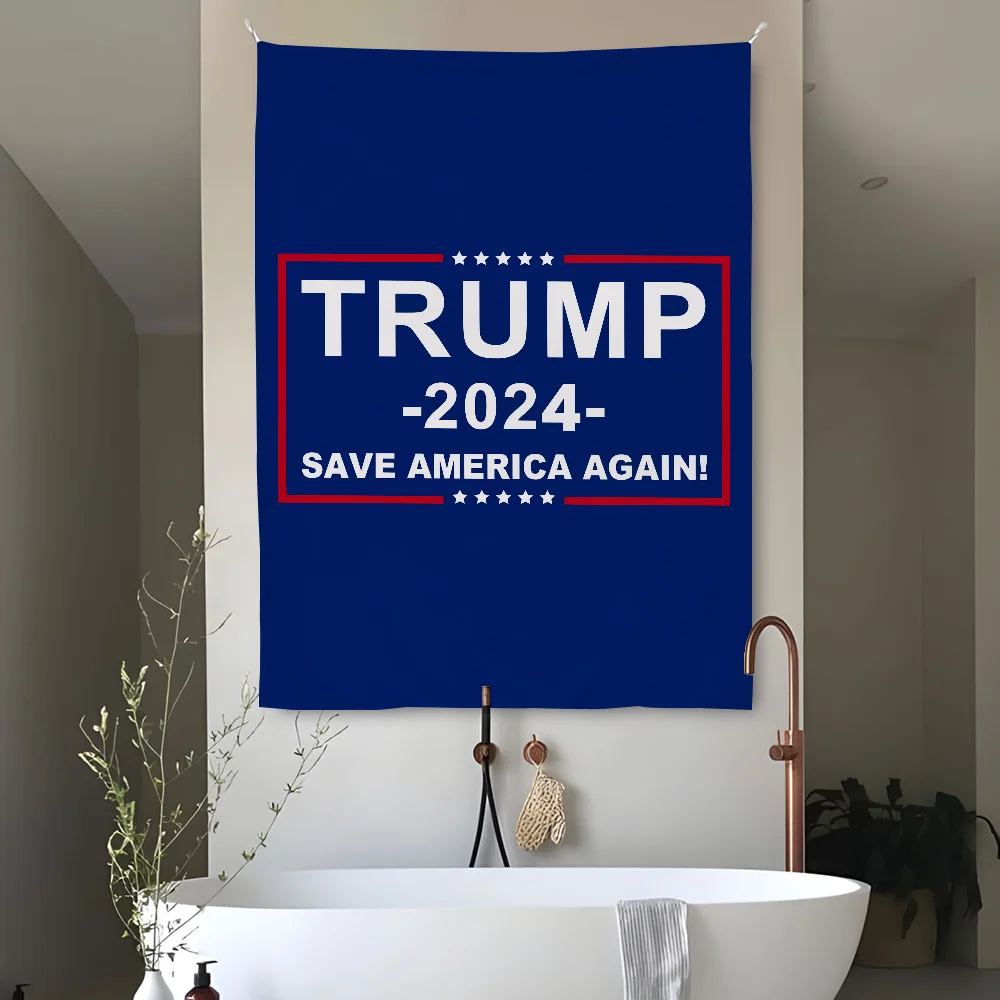 

Trump 2024 Win The President Tapestry Perfect For Home&Living Bedroom Decor Wall Art Backdrop Banner