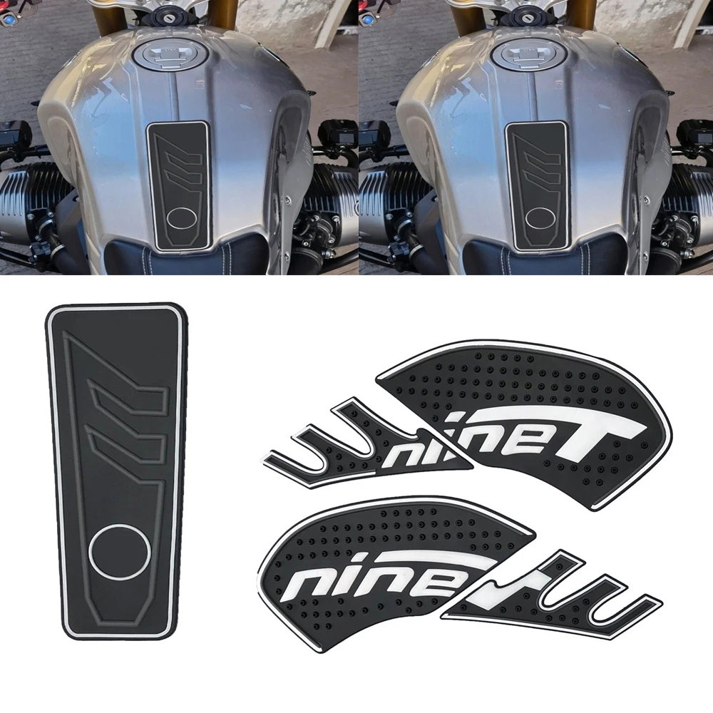 Motorcycle Fuel Tank Cap Sticker Pad Anti Slip Traction Decal For BMW R NineT R Nine T Pure Scrambler Tank Cover Protect