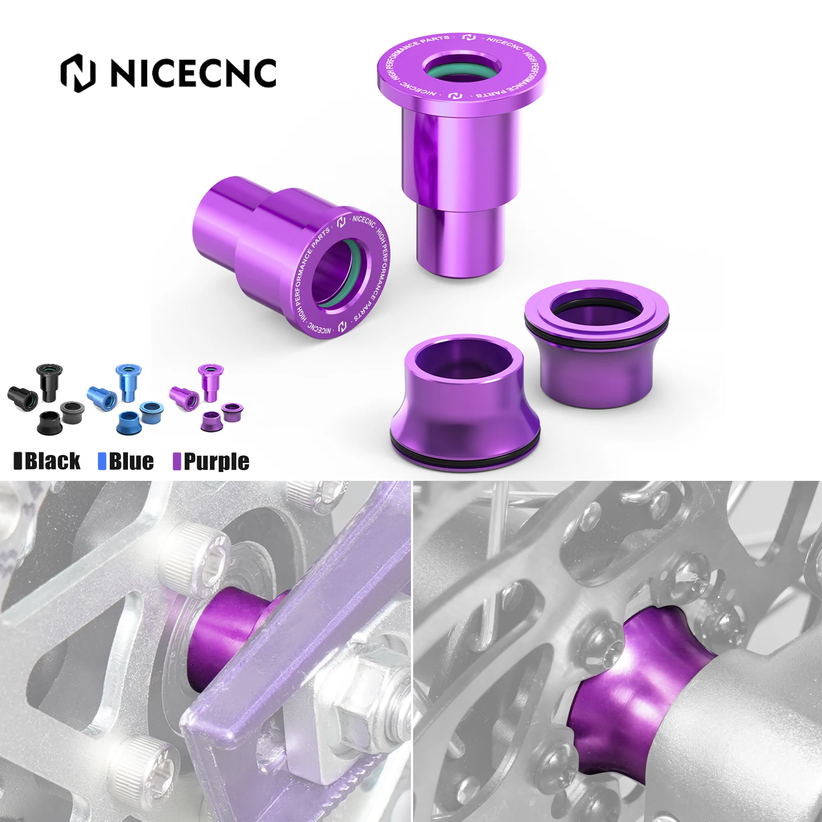 

NICECNC For Surron Light Bee X Motocross Front Rear Wheel Spacers Hub Collars For Sur-Ron Light Bee X S L1E For Segway X160 X260