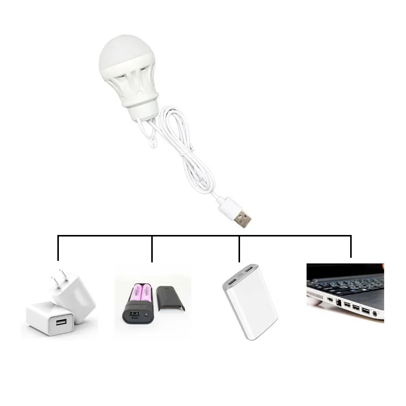 مصباح LED محمول للتخييم ، مصباح صغير ، 5 فولت ، طاقة USB ، ضوء كتاب ، قراءة ، طالب ، دراسة ، مصباح طاولة ، فائق السطوع ، خارجي