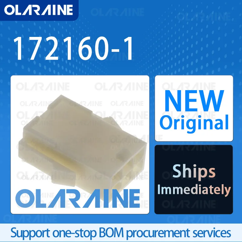 

50/200/500Pcs 172160-1 100% brand new and original IC chip Pin and socket connectors 6 Position 600 V