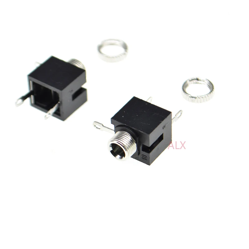 10pcs pj-301m 3.5mm Female Audio Connector 3 Pin Dip Headphone Jack Socket Pj301m
