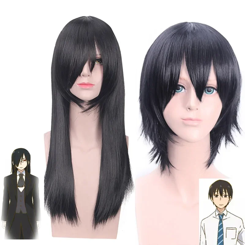 Miss Kobayashi's Dragon Maid Fafnir Takiya Makoto Cosplay Wig black Synthetic Wigs Kobayashi san Chi no Maid Dragon fake Hair