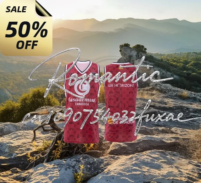 25New Zaragoza قميص كرة السلة الإسباني تي شيرتات قصيرة الاكمام التدريب تي شيرت الرياضة في الهواء الطلق الكبار ABC تنفس بلا أكمام