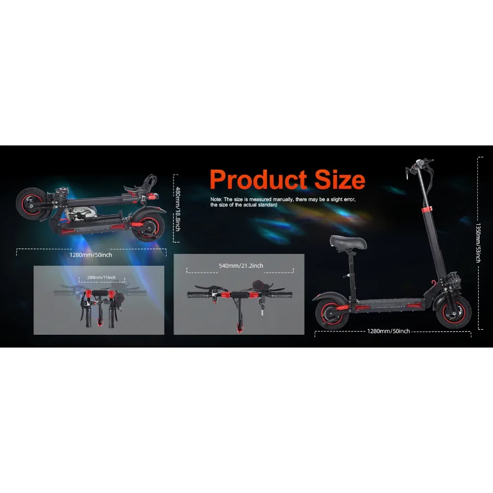 J11PLUS escoopers Motor 1200W, baterai 48V21ah dengan sinyal belok depan dan belakang, Scoote elektrik 11-inci Off-road ban e-scooter