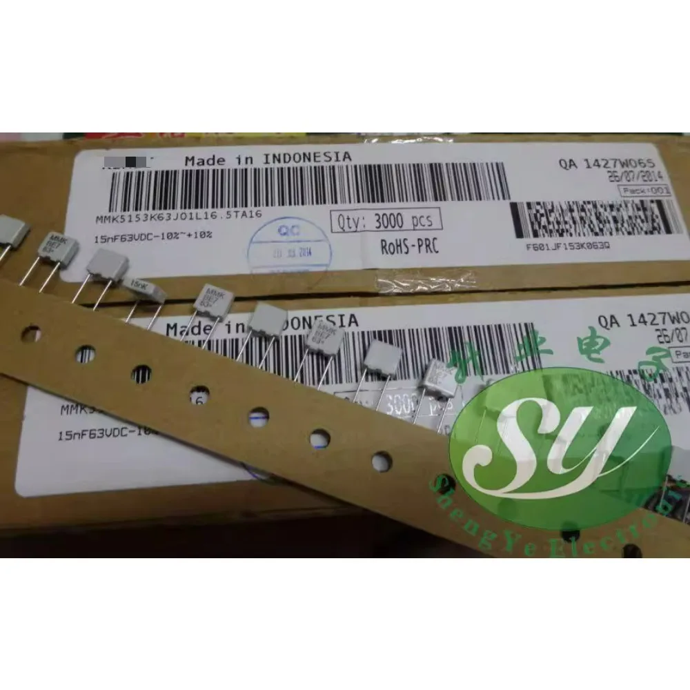 

50PCS MMK5 0.015uf/63v 15nf 153 brand new 5mm film capacitor