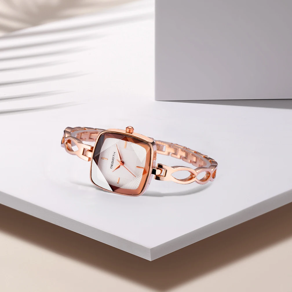 REBIRTH Women's Watches Waterproof  Original Bracelet Quartz Clock Ladies Watches