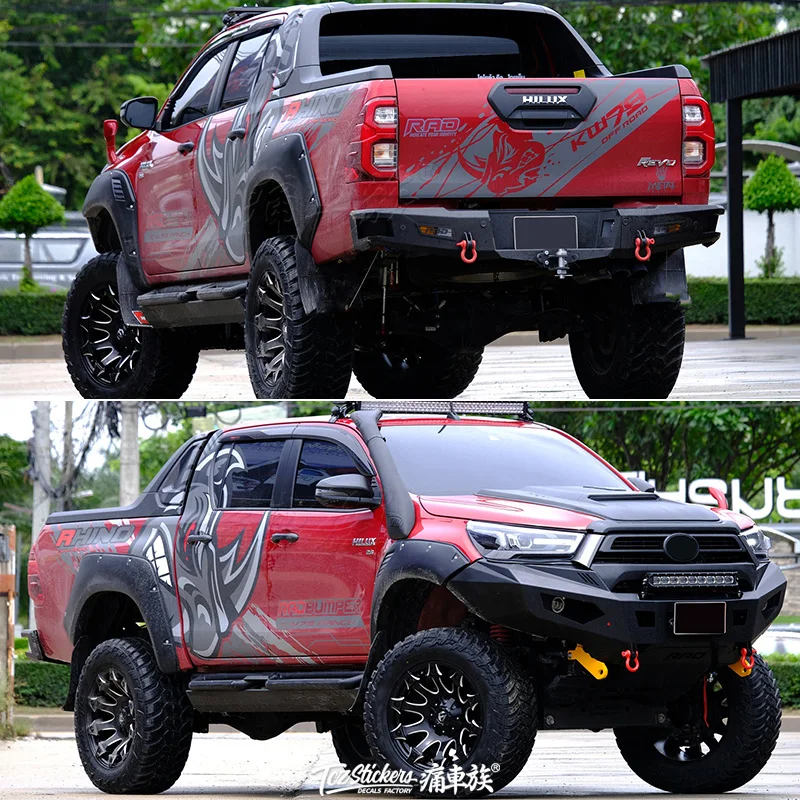 Car decal accessories New car sticker full body custom off-road decoration modification Vinyl FOR Navara Hilux D-MAX Raptor F150