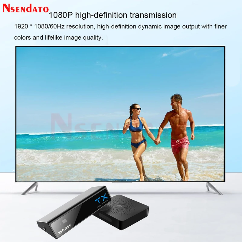 Measy-W2H 최대 무선 HD 오디오 비디오 전송 수신기, 1080P 4 인 1 hd WIHD 송신기 비디오 오디오 전송 익스텐더