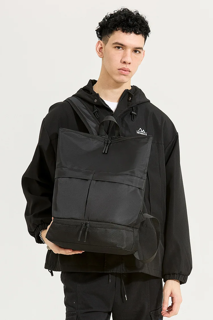 décontracté marque tendance sac pour hommes sacs à dos à la mode lycéen étudiant sac à dos de voyage mode grande capacité multi-poches homme vintage toile multifonctionnel sac à dos sacs japonais imperméable Nylon