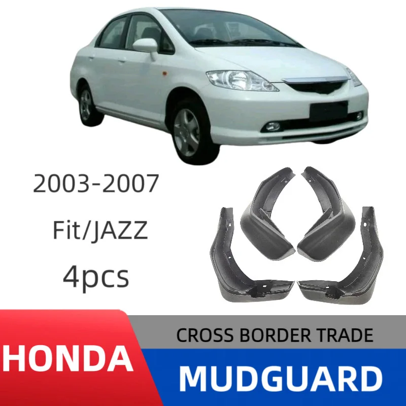 

For 2003-2007 Honda Fit Car Mudguards Cover Front and Rear Parts Splash Proof Cars Mudguard Mud Flaps Wheel Guards Accessories